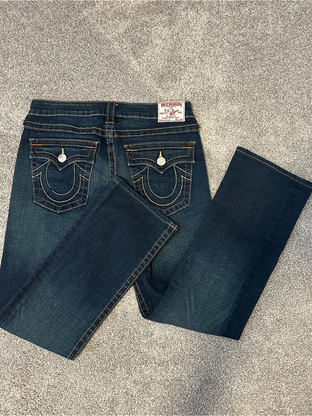 True Religion Y2K Low Rise Straight Jeans